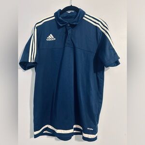 Adidas Climite Navy Polo Shirt with Classic Design